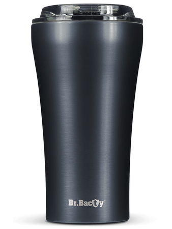 Kubek termiczny na kawę Dr.Bacty Apollo 2.0 - 360 ml - Gunmetal - powystawowy