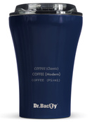 Kubek do kawy Dr.Bacty Apollo - 227 ml - granatowy - Z twoim grawerem