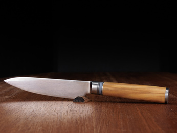 Nóż uniwersalny ze stali damasceńskiej 5" - Aka Tori Kyoto Olive
