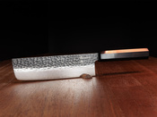 Nóż Nakiri do warzyw Aka Tori ze stali damasceńskiej 7" - Tokyo Black