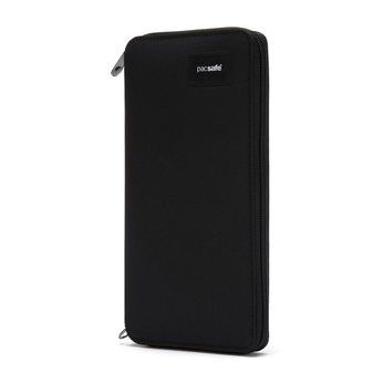 Portfel damski duży RFID Pacsafe czarny