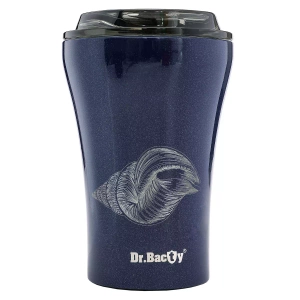 Kubek do kawy Dr.Bacty Apollo 227 ml - Snail - granatowy