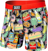 Bokserki męskie szybkoschnące SAXX VIBE Boxer Brief Fast Food - czerwony