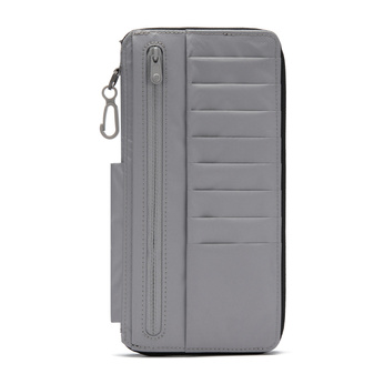 Portfel damski duży RFID Pacsafe czarny