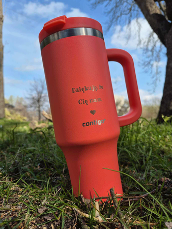 Kubek termiczny na wodę z grawerem Streeterville Tumbler 1200 ml - Coral