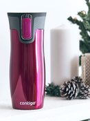 Kubek termiczny z grawerem Contigo West Loop 2.0 470 ml - Malinowy