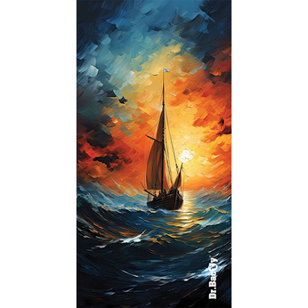 Ręcznik szybkoschnący dwustronny Dr.Bacty XL 70x140 – Sailor