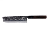 Nóż Nakiri do warzyw ze stali damasceńskiej 7" - Aka Tori Tokyo Black