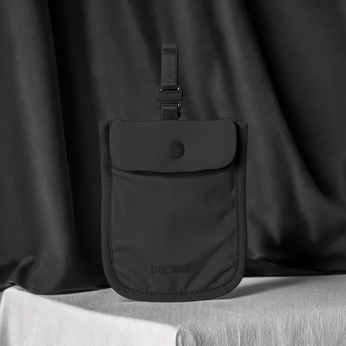 Saszetka Antykradzieżowa do Biustonosza Pacsafe Coversafe S25 - Czarna