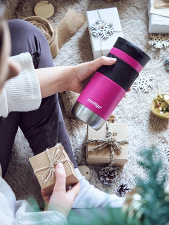 Kubek termiczny Contigo Byron 2.0 470ml - Różowy - powystawowy