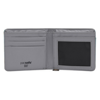 Portfel mały RFID Pacsafe - miętowy