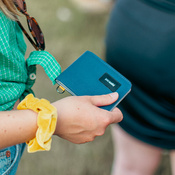 Mały Portfel RFID Pacsafe - Granatowy