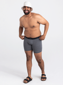 Bokserki męskie szybkoschnące SAXX VIBE Boxer Brief - ciemnoszare
