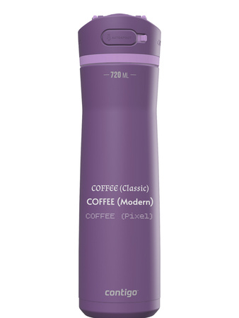 Butelka termiczna na wodę Contigo Ashland 2.0 Chill 720 ml - Violet - Z Twoim grawerem