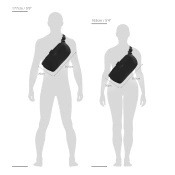 Biodrówka saszetka wodoodporna antykradzieżowa Pacsafe V - granatowa
