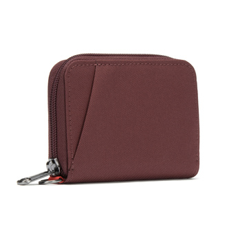 Portfel mały RFID Pacsafe - bordowy