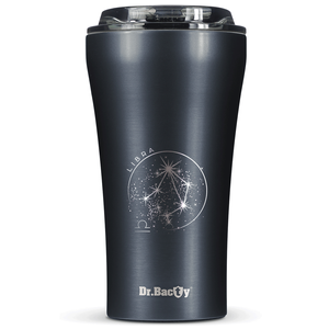 Kubek termiczny na kawę Dr.Bacty Apollo 2.0 - "Waga" - 360 ml - Gunmetal