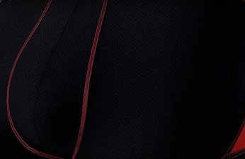 Bokserki męskie trekkingowe / sportowe z rozporkiem SAXX QUEST 2.0 Boxer Brief Fly w paski – czarne