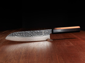 Nóż Santoku ze stali damasceńskiej 7" - Aka Tori Tokyo Black