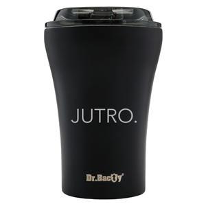 Kubek do kawy na wynos Dr.Bacty Apollo 227 ml - Jutro - czarny