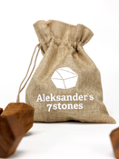 Klocki drewniane dla dorosłych – układanka antystresowa Aleksander Seven Stones, drewno tekowe