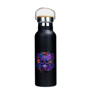 Butelka termiczna stalowa Dr.Bacty Iris 500 ml - Czarna - Czacha