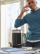 Kubek termiczny z uchem Contigo Streeterville 420 ml - Czarny - powystawowy