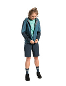 Kurtka przeciwdeszczowa sportowa damska Vaude Moab Rain II - niebieska