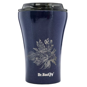 Kubek do kawy na wynos Dr.Bacty Apollo 227 ml - Ognica - granatowy