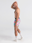Bokserki męskie sportowe SAXX VOLT Boxer Brief świecące cytrusy