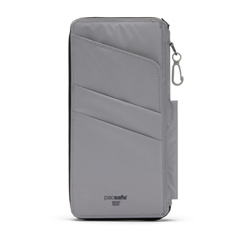 Portfel damski duży RFID Pacsafe czarny