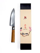 Nóż szefa kuchni ze stali damasceńskiej 6" - Aka Tori Kyoto Olive