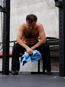 Ręcznik sportowy szybkoschnący Dr.Bacty 43X90 - niebieski