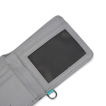 Portfel mały RFID Pacsafe - szary