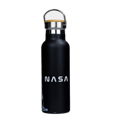 Butelka termiczna stalowa Dr.Bacty Iris 500 ml - Czarna - NASA