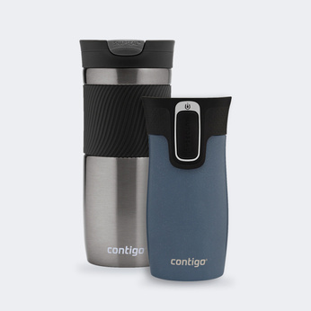 Zestaw Contigo Byron 470 ml Gunmetal + West Loop Mini 300 ml – niebieski metalik