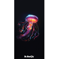 Ręcznik szybkoschnący dwustronny Dr.Bacty L 60x130 – Medusa