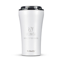 Kubek termiczny na kawę Dr.Bacty Apollo 2.0 - 360 ml - Dla nauczyciela - Glossy White