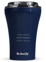 Kubek do kawy Dr.Bacty Apollo - 227 ml - granatowy - Z twoim grawerem