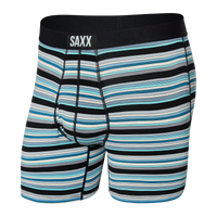 Bokserki męskie wygodne SAXX ULTRA Boxer Brief Fly marsz pingwinów - niebieskie