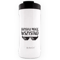 Kubek do samochodu Dr.Bacty Notus 360 ml - Dzisiaj mogę wszystko - biały