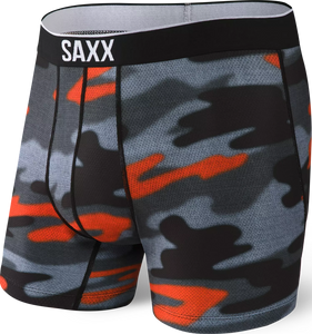 Bokserki męskie sportowe SAXX VOLT Boxer Brief – szare moro