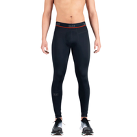 Leginsy sportowe długie męskie 2w1 SAXX KINETIC Tight - czarne