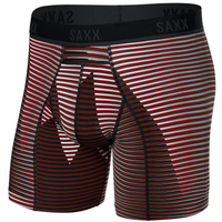 Bokserki do biegania/ bokserki męskie sportowe SAXX KINETIC Light paski - bordowe
