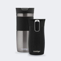 Zestaw Contigo Byron 470 ml Gunmetal + West Loop Mini 300 ml – czarny metalik