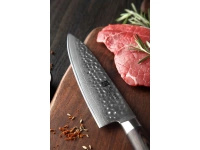 Nóż Santoku Aka Tori ze stali damasceńskiej 7" - Osaka Pro