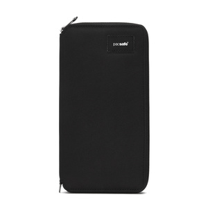 Portfel damski duży RFID Pacsafe czarny
