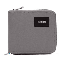Portfel antykradzieżowy męski mały RFID Pacsafe - szary