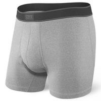Bokserki oddychające męskie SAXX DAYTRIPPER Boxer Brief Fly z rozporkiem - jasnoszare