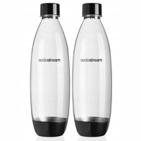 Zestaw butelek SodaStream Fuse czarnych, 2x1L
